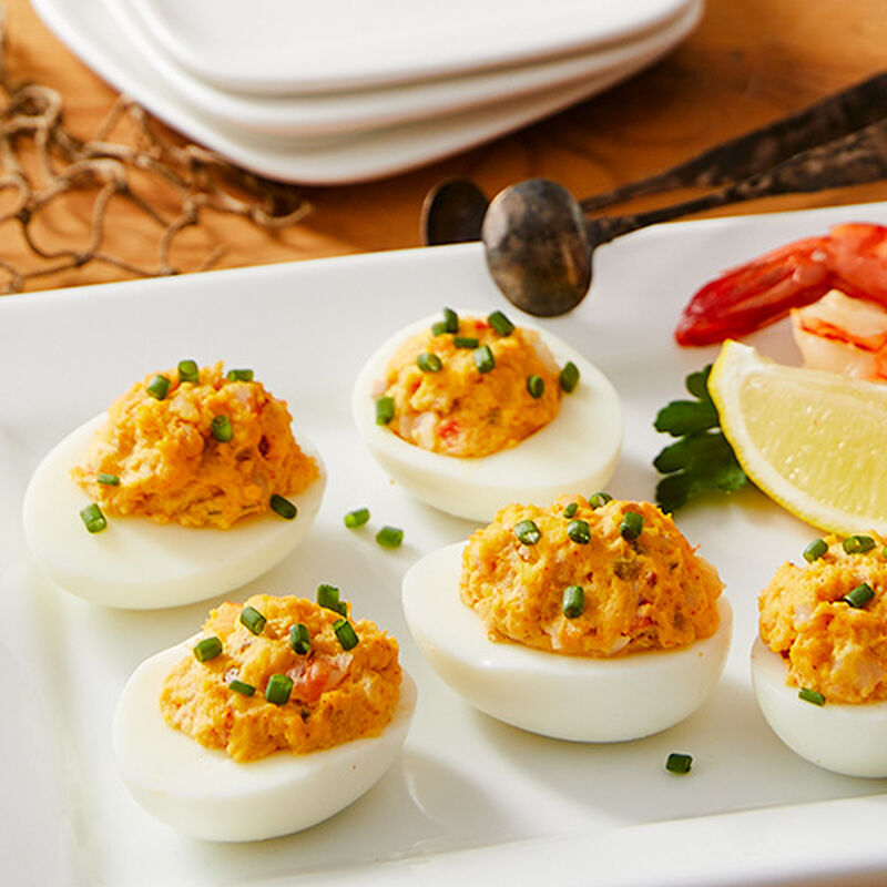 Deviled Eggs with Shrimp