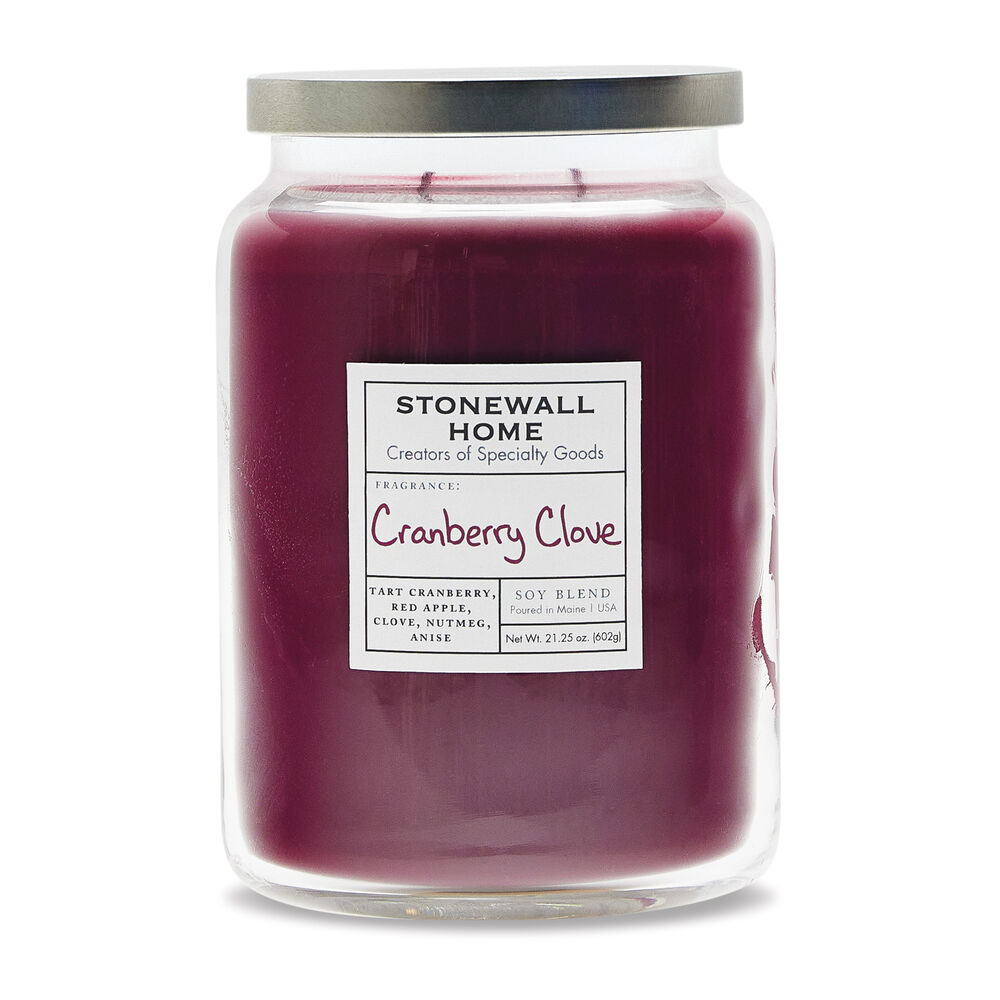 Stonewall Home Cranberry Clove Candle Stonewall Kitchen