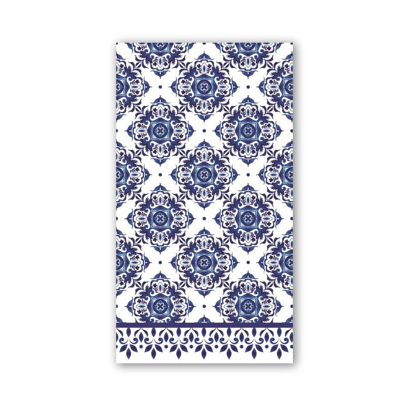 Indigo Seas Hostess Napkins (Set of 15)