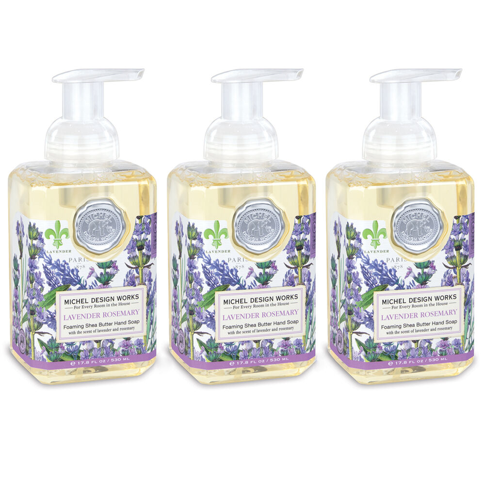 Lavender Rosemary Foaming Hand Soap 3-Pack image number 0