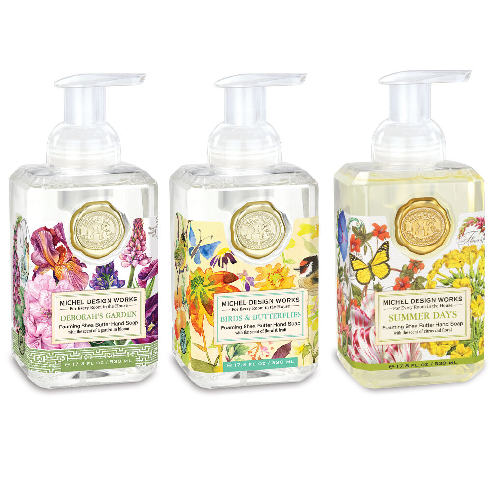 Summertime Gardens Foaming Hand Soap 3 Pack Stonewall Kitchen