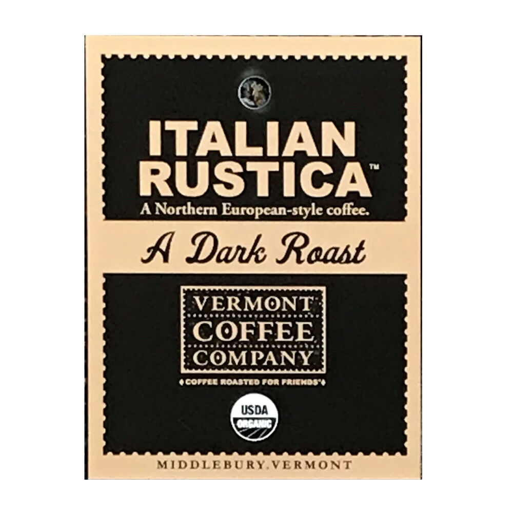 Organic Italian Rustica Whole Bean Coffee 80oz