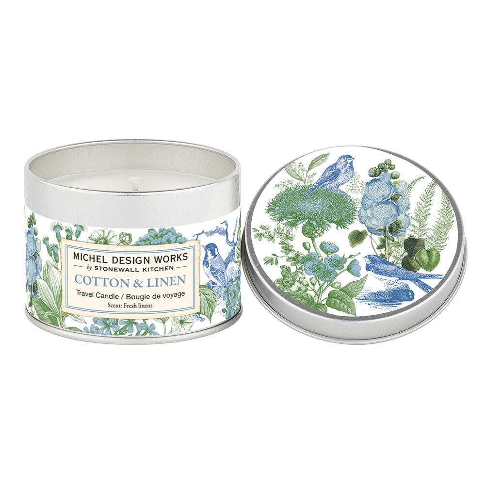 Cotton & Linen Travel Candle image number 0