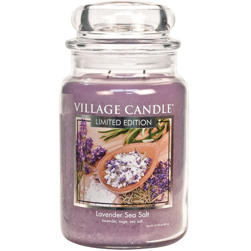 Lavender Sea Salt Candle