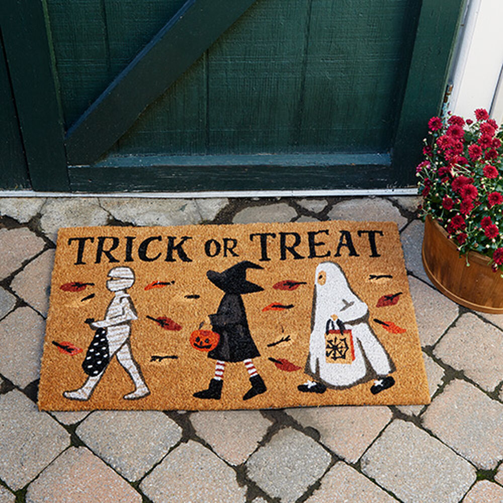 Trick-or-Treaters Doormat image number 0