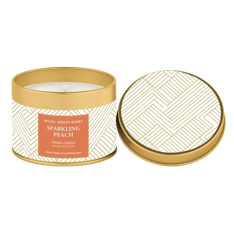 Sparkling Peach Travel Candle