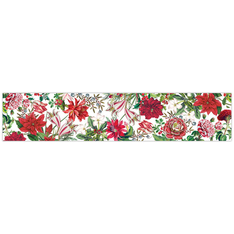 Christmas Bouquet Cotton Table Runner