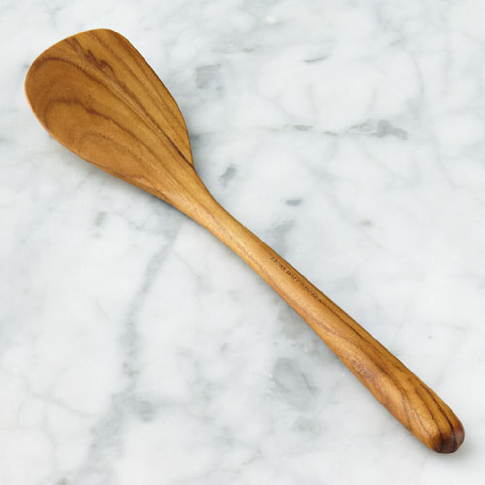 Teak Flat Stirring Spoon image number 0