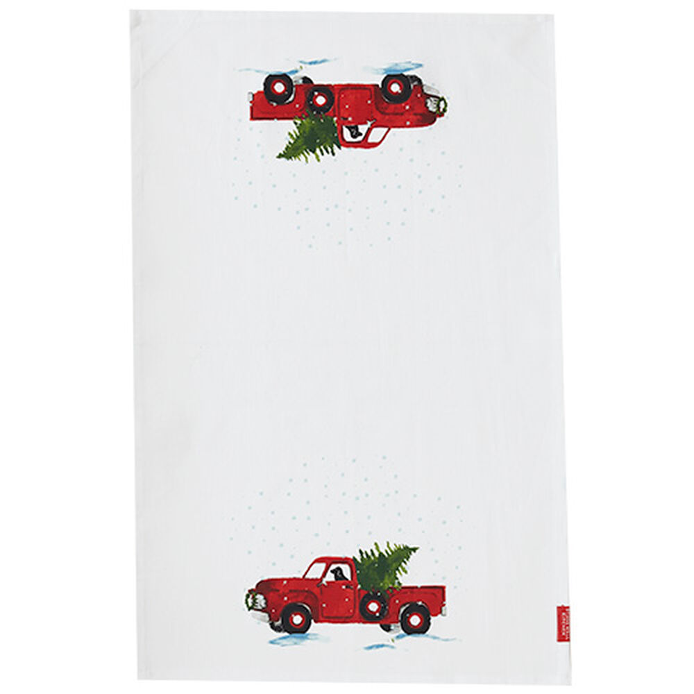 Holiday Truck Tea Towel image number 0