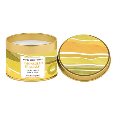 Limoncello in Amalfi Travel Candle