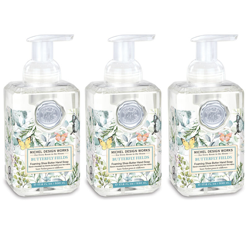 Butterfly Fields Foaming Hand Soap 3-Pack