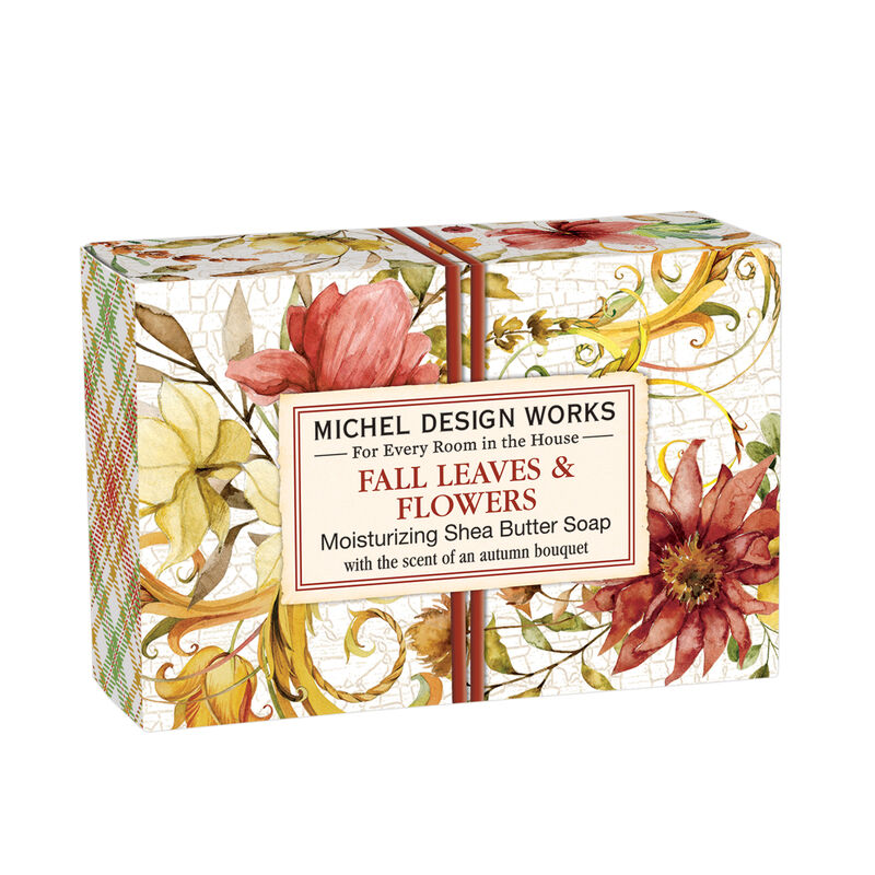 Fall Leaves & Flowers Boxed Single Soap