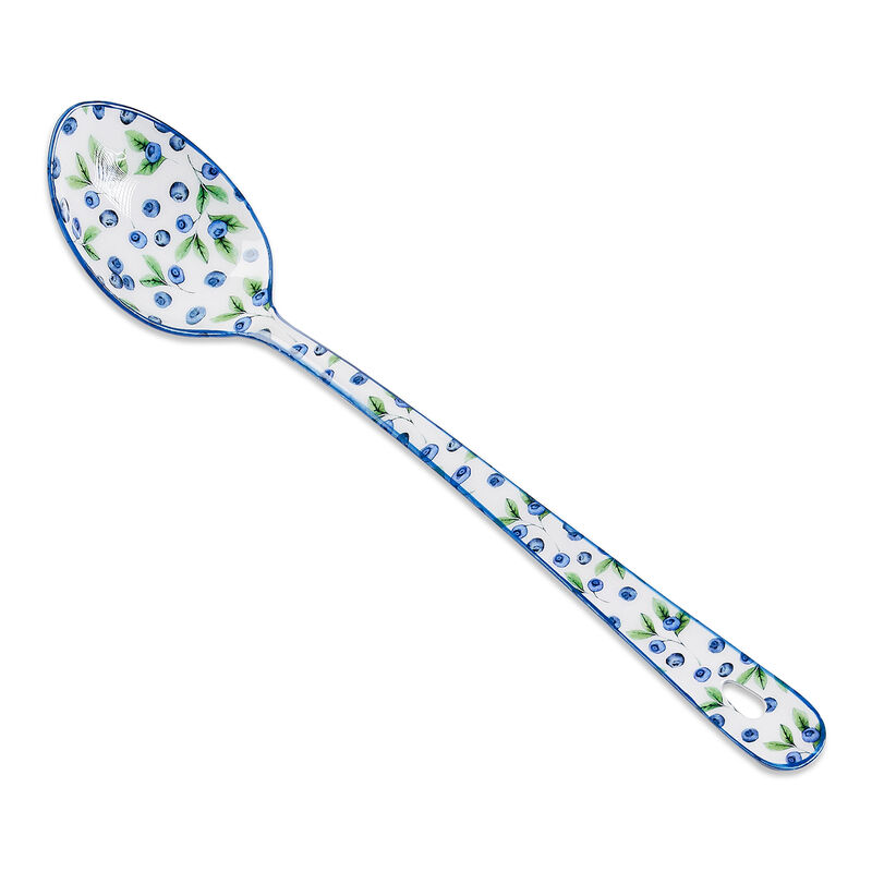 Blueberry Pattern Enamel Mixing Spoon