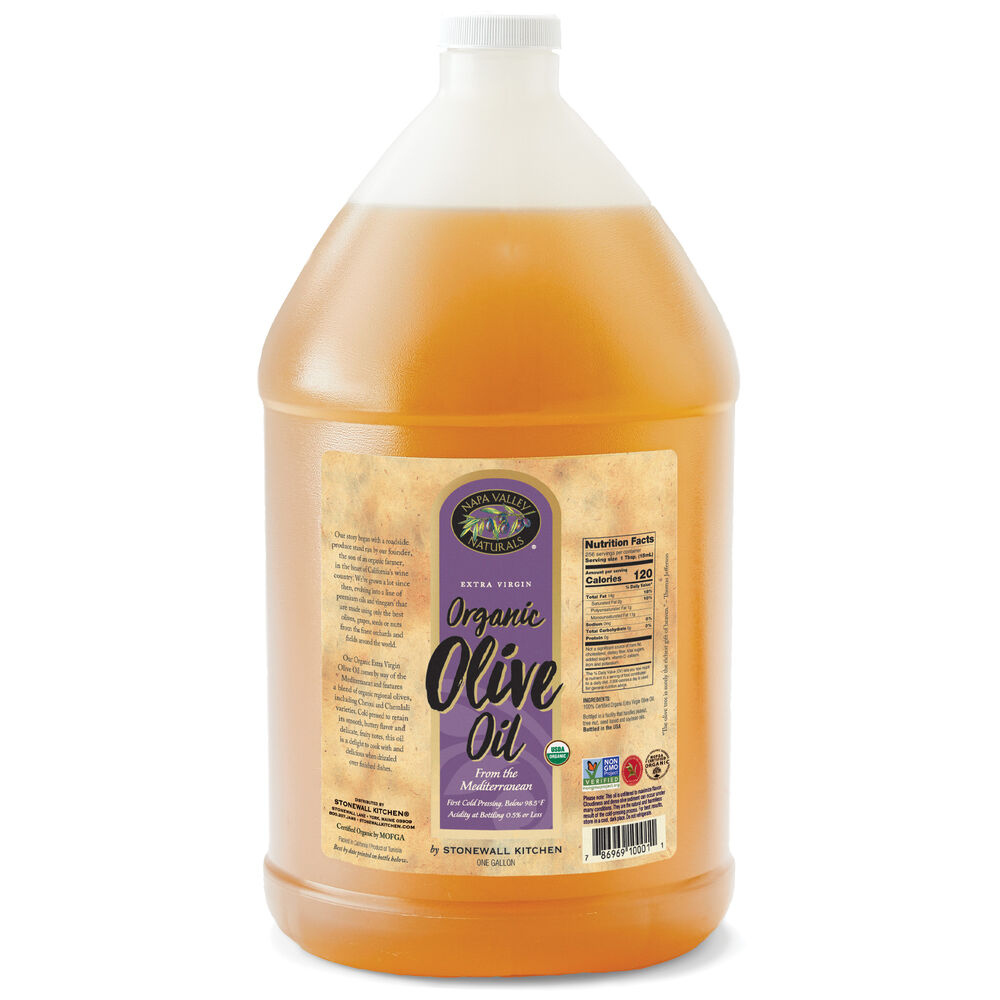Infused Extra Virgin Olive Oil | Organic Jalapeño | 1 Gallon / 3.8 Liter
