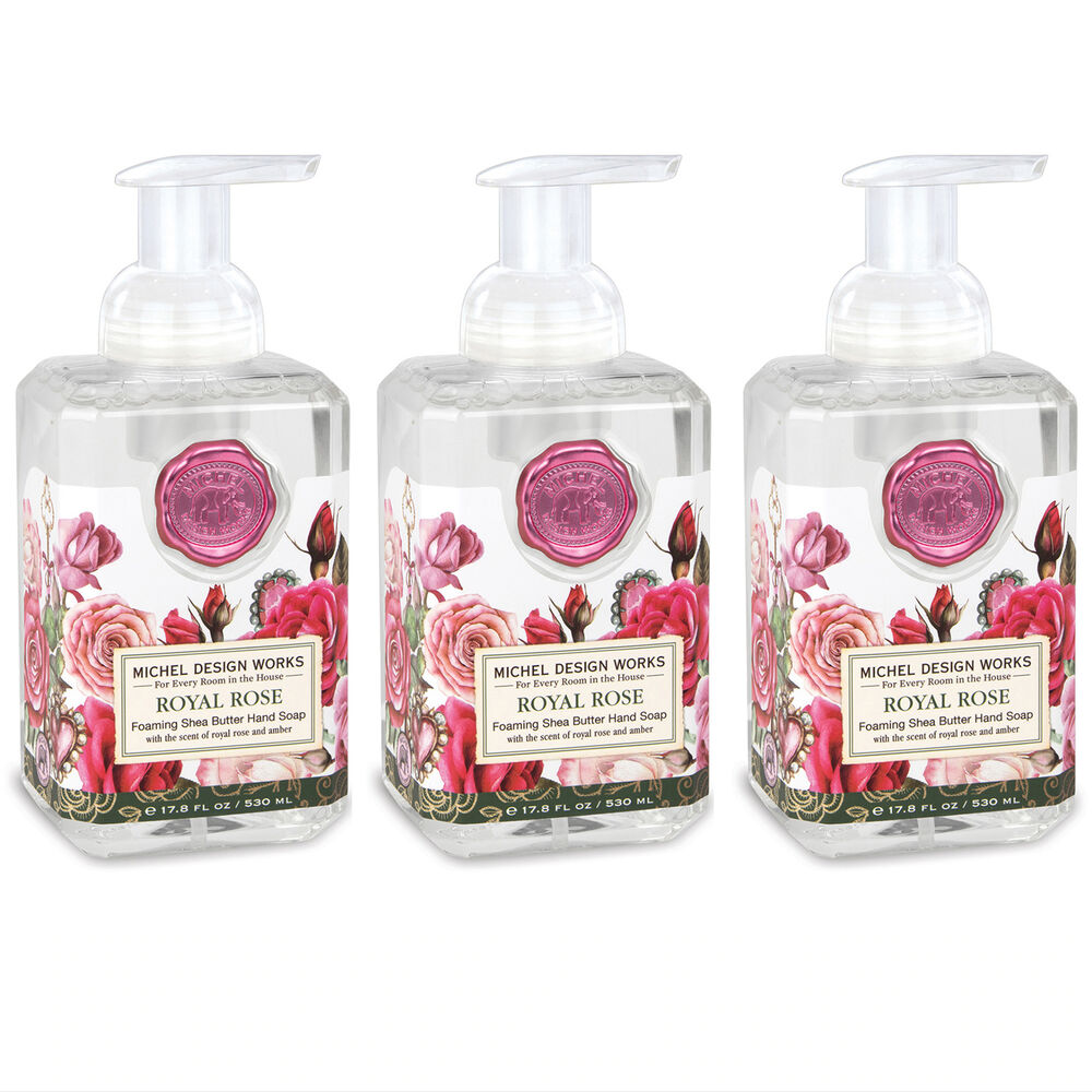 Royal Rose Foaming Hand Soap 3-Pack image number 0