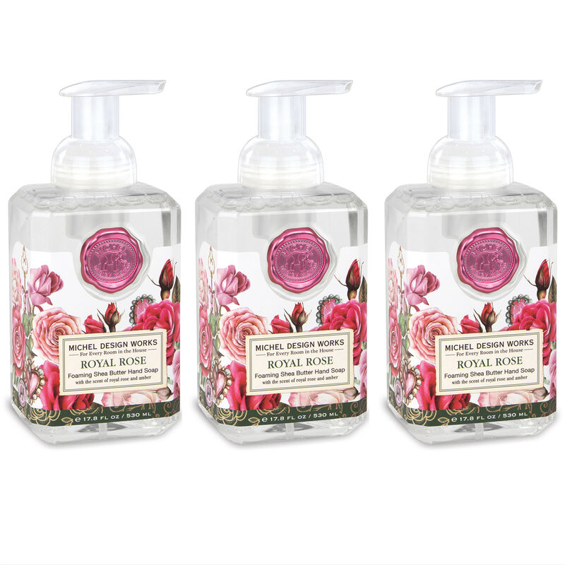 Royal Rose Foaming Hand Soap 3-Pack