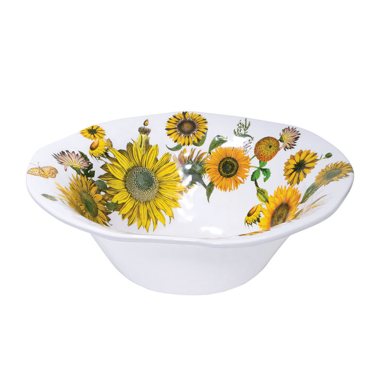 Sunflower Melamine Large Bowl