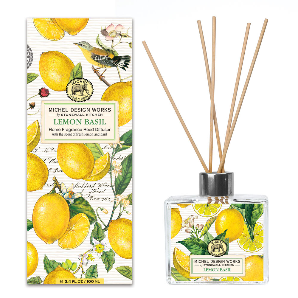 Lemon Basil Home Fragrance Reed Diffuser image number 0