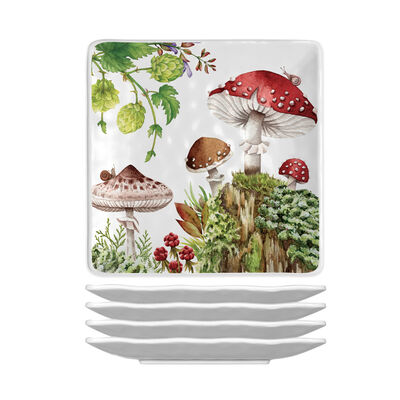 Moss & Oak Melamine Canap&eacute; Plates