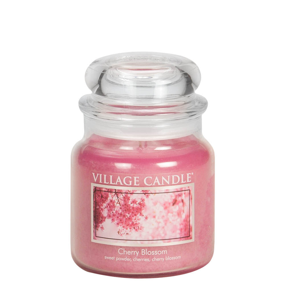 200hr CHERRY BLOSSOMS & EXOTIC SANDALWOOD Triple Scented Natural CANDLE Handmade 