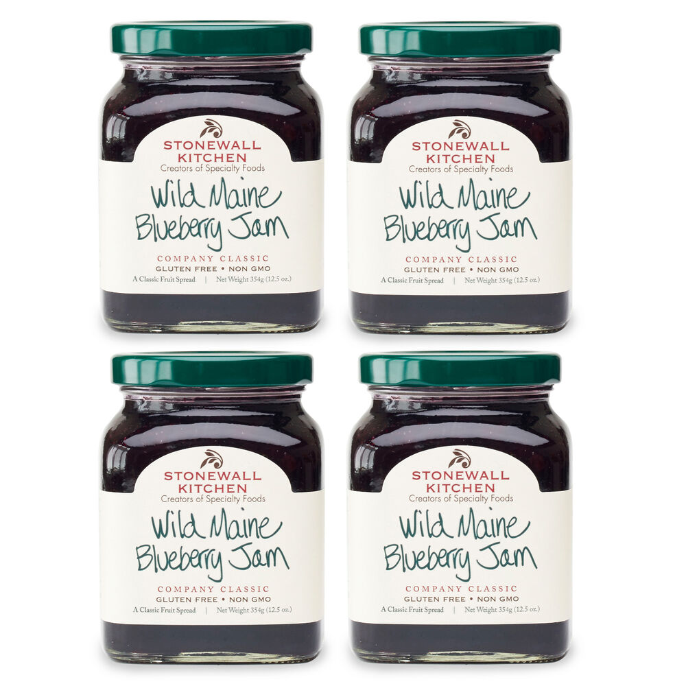 Wild Maine Blueberry Jam (4 Pack) image number 0