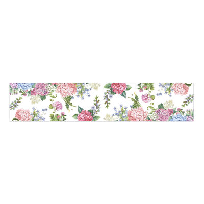 Wild Hydrangea Cotton Table Runner