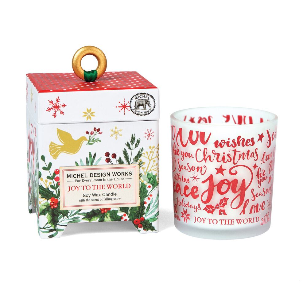 Joy to the World Soy Wax Candle image number 0