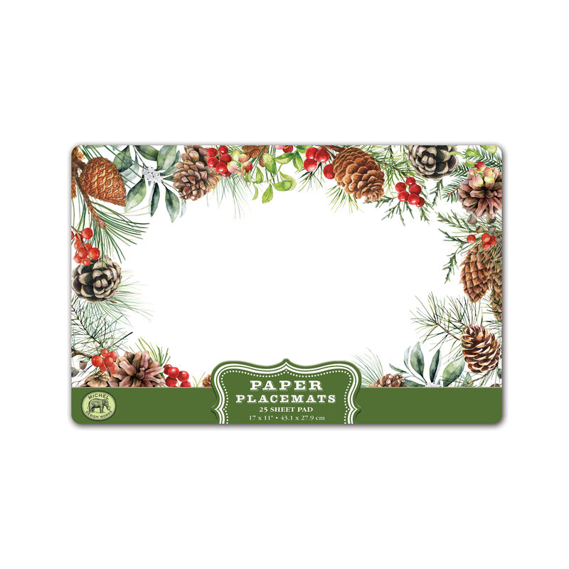 White Spruce Paper Placemats