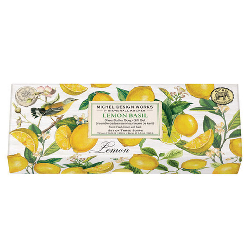 Lemon Basil Shea Butter Soap Gift Set