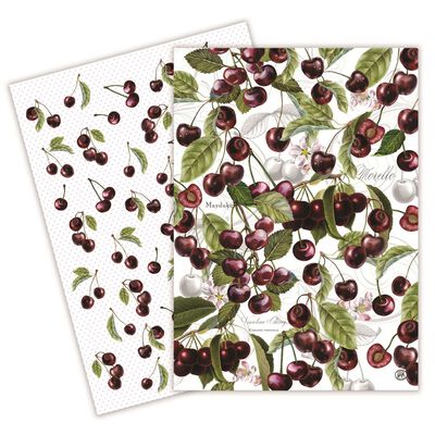 Dark Cherry Kitchen Towel (Set of 2)