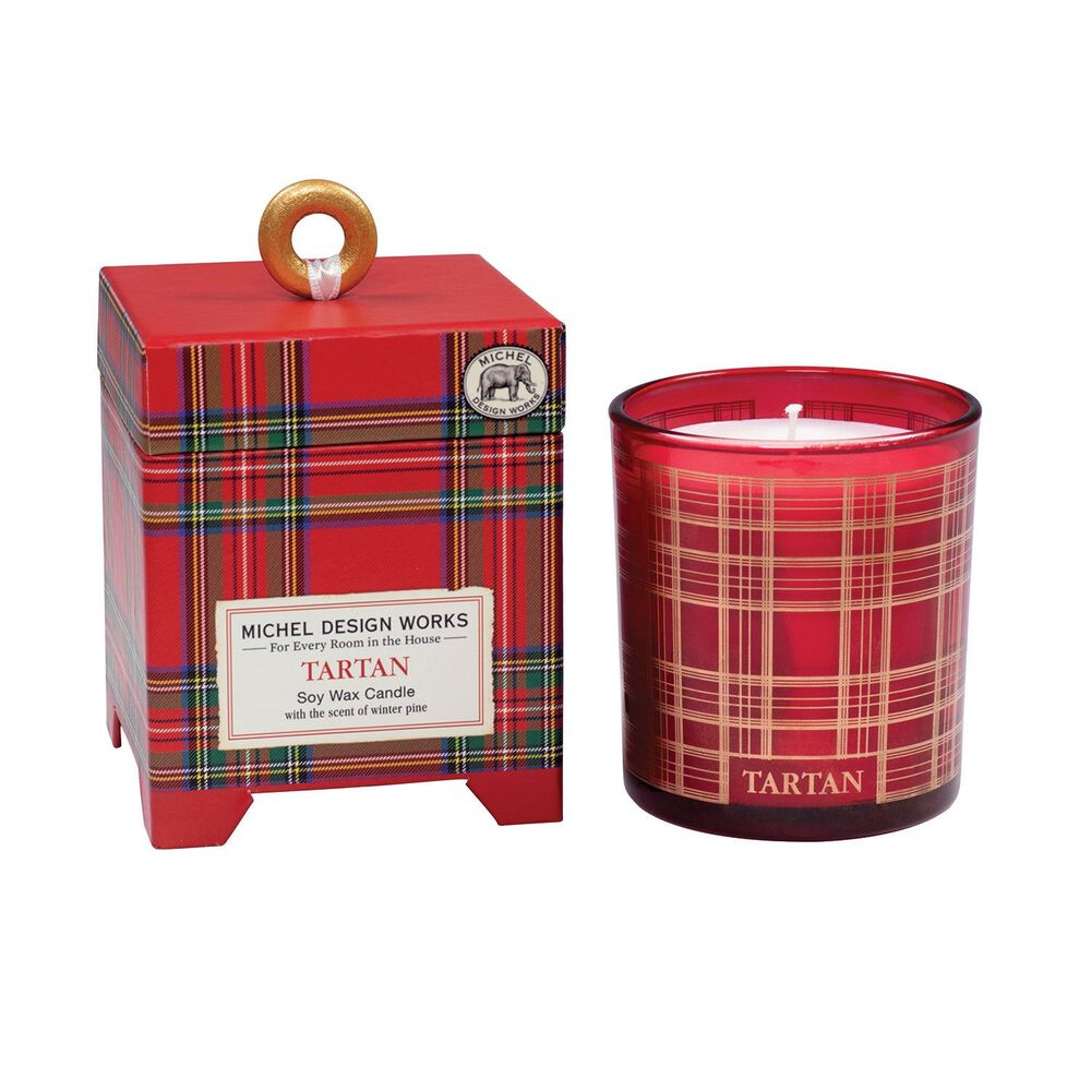 Tartan Soy Wax Candle image number 0