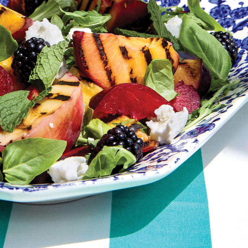 Grilled Peach Salad