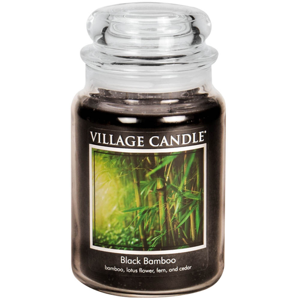 Black Bamboo Candle - Traditions Collection image number 0
