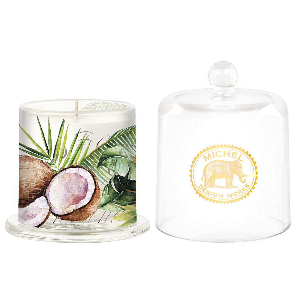 Coconut Palm Cloche Candle image number 0