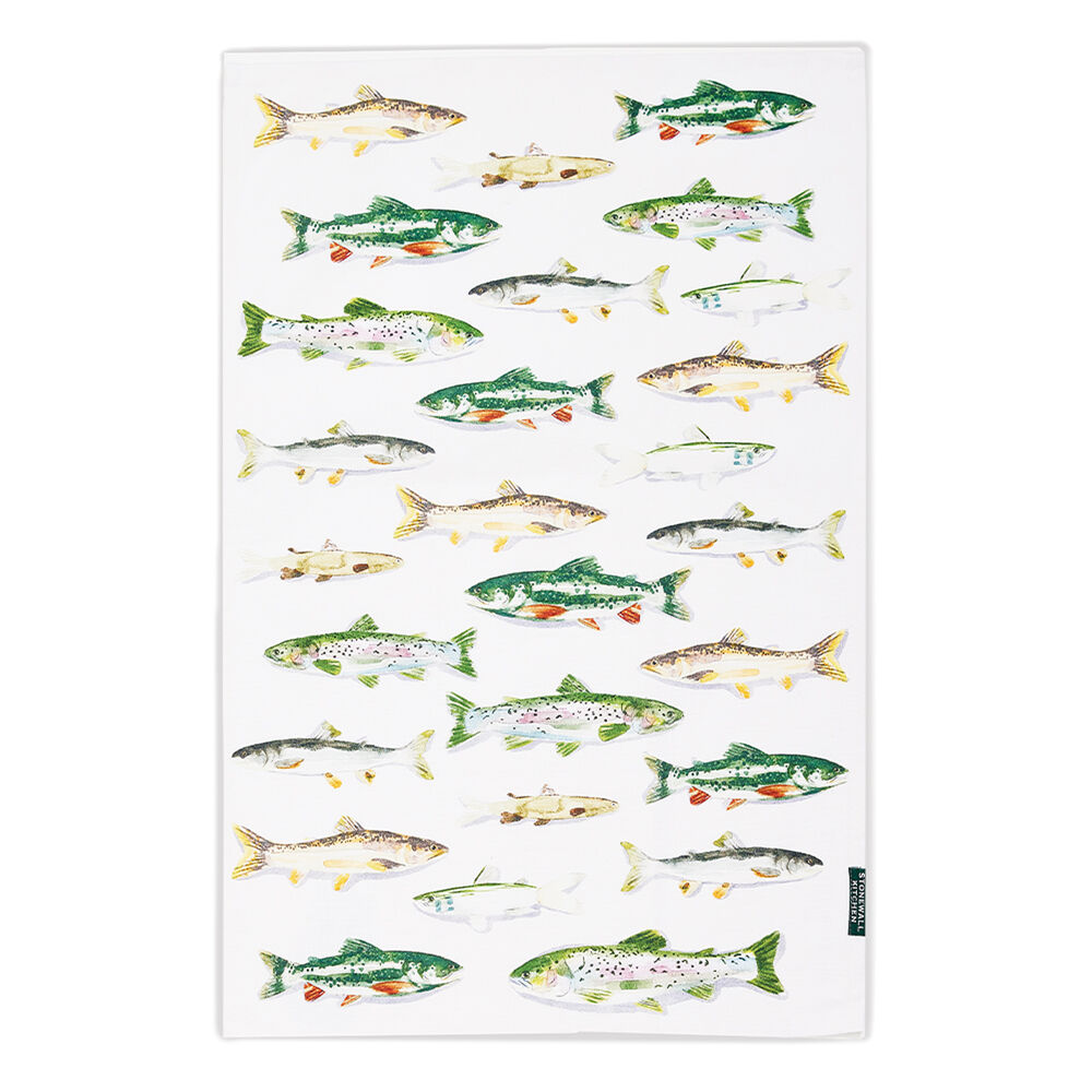 Rainbow Trout Tea Towel Stonewall Kitchen