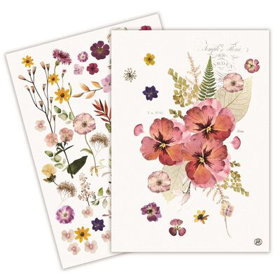 Pressed Flowers Kitchen Towel (Set of 2)