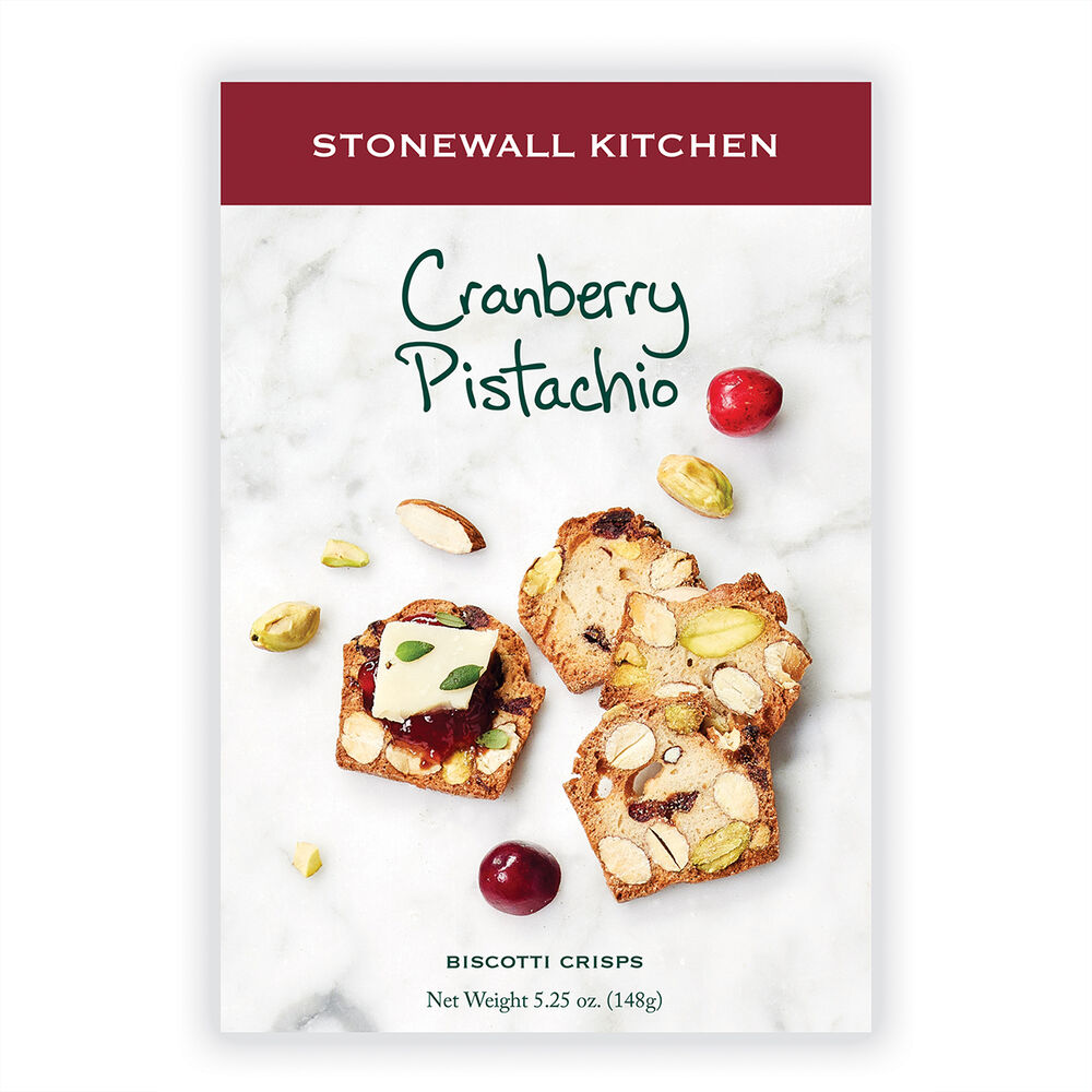 Cranberry Pistachio Biscotti Crisps Stonewall Kitchen