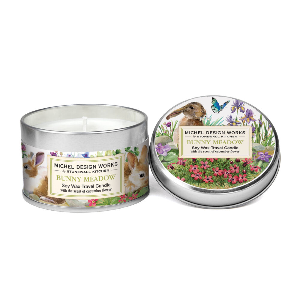 Bunny Meadow Travel Candle image number 0