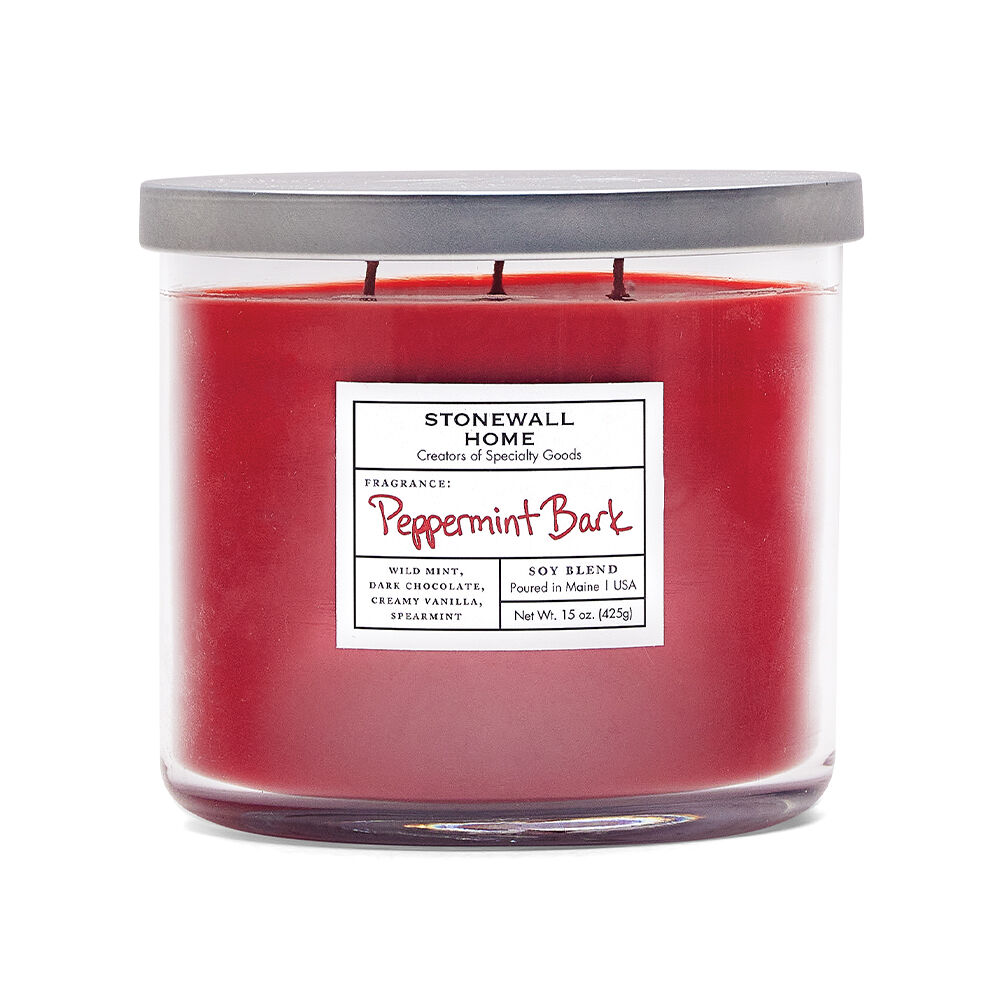 Stonewall Home Peppermint Bark Candle image number 0
