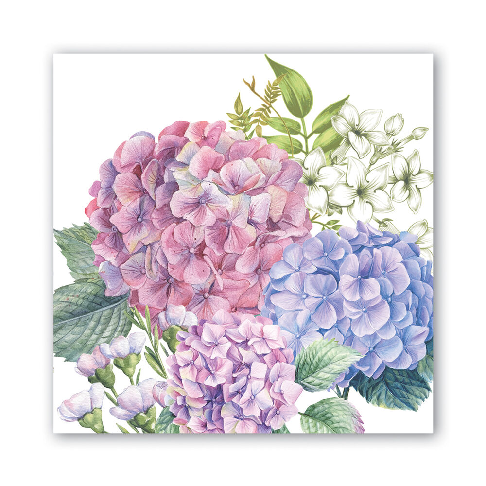 Wild Hydrangea Luncheon Napkins