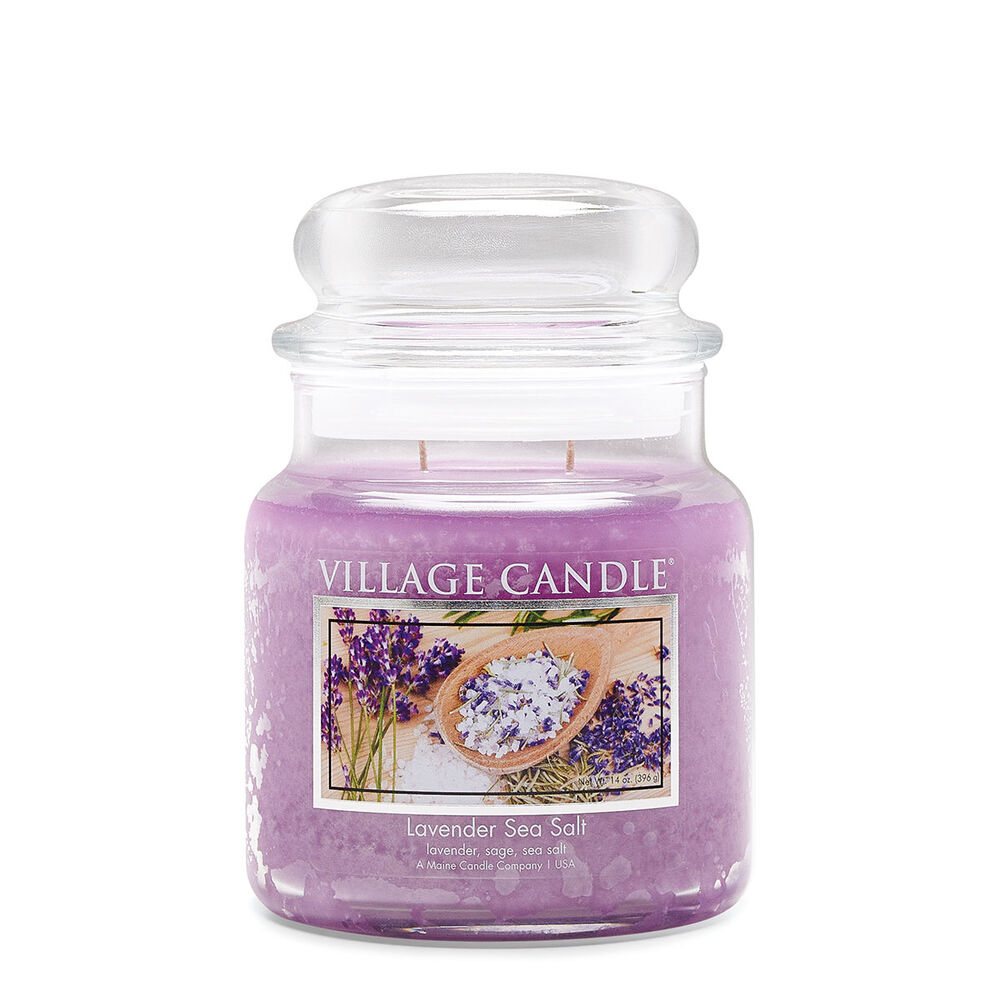 Lavender Sea Salt Candle image number 1