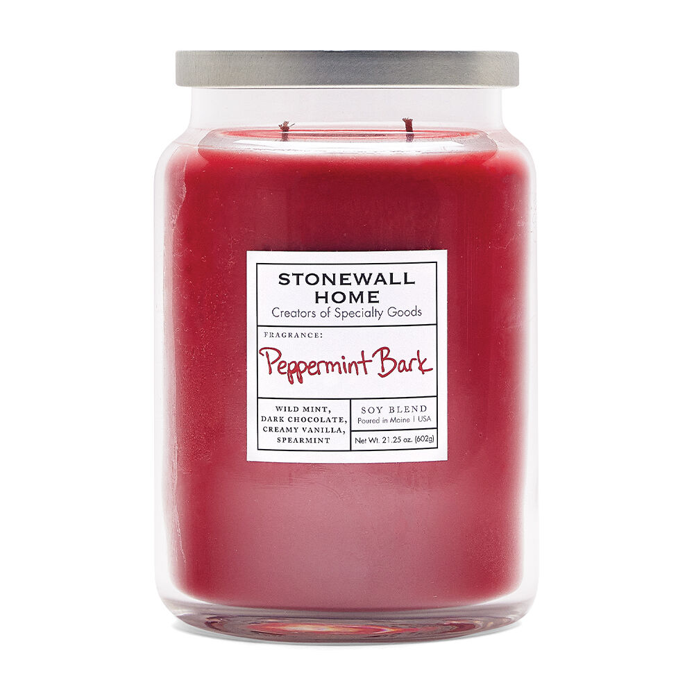 Stonewall Home Peppermint Bark Candle Stonewall Kitchen