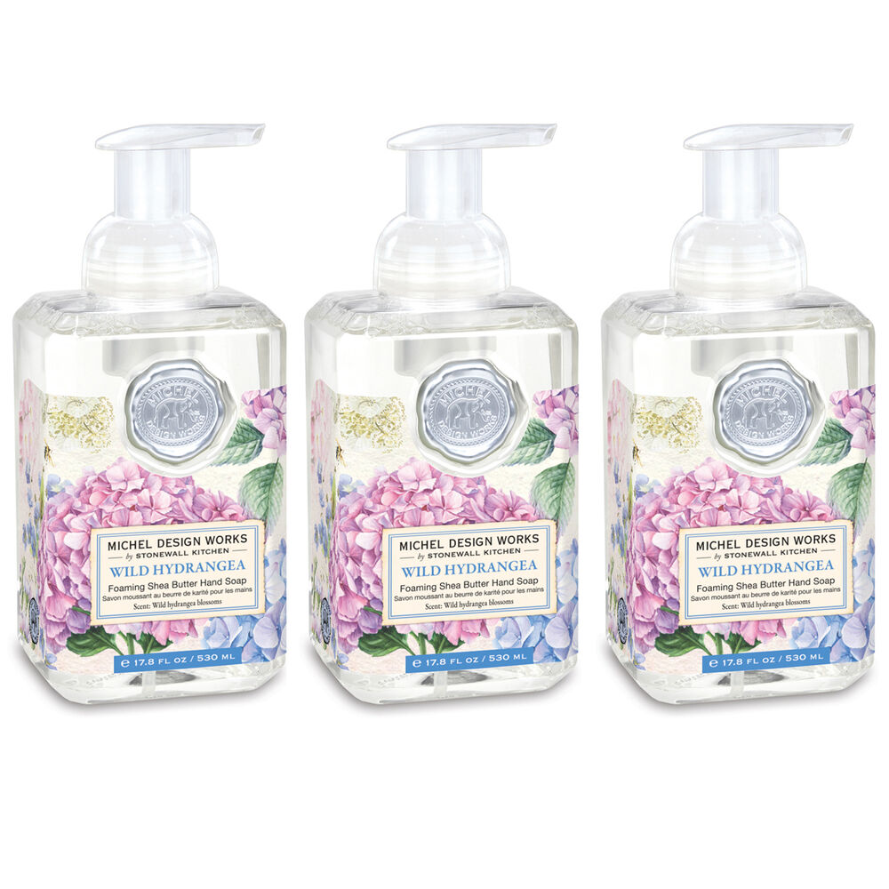 Wild Hydrangea Foaming Hand Soap 3-Pack image number 0