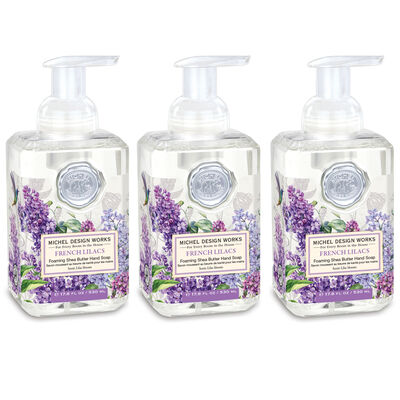 French Lilacs Foaming Hand Soap 3-Pack