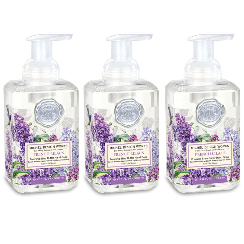 French Lilacs Foaming Hand Soap 3-Pack