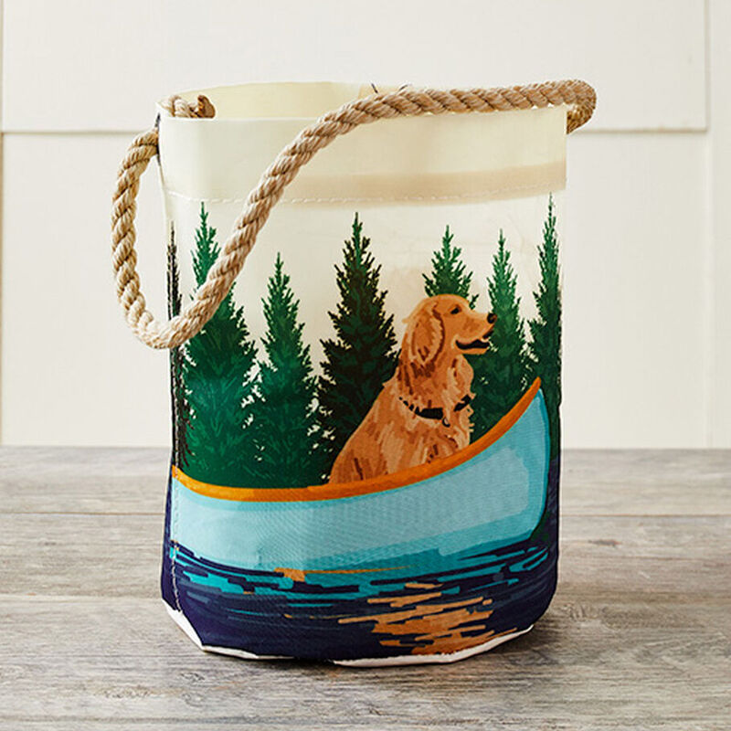 Sea Bags® Retriever in a Blue Canoe Bucket Bag