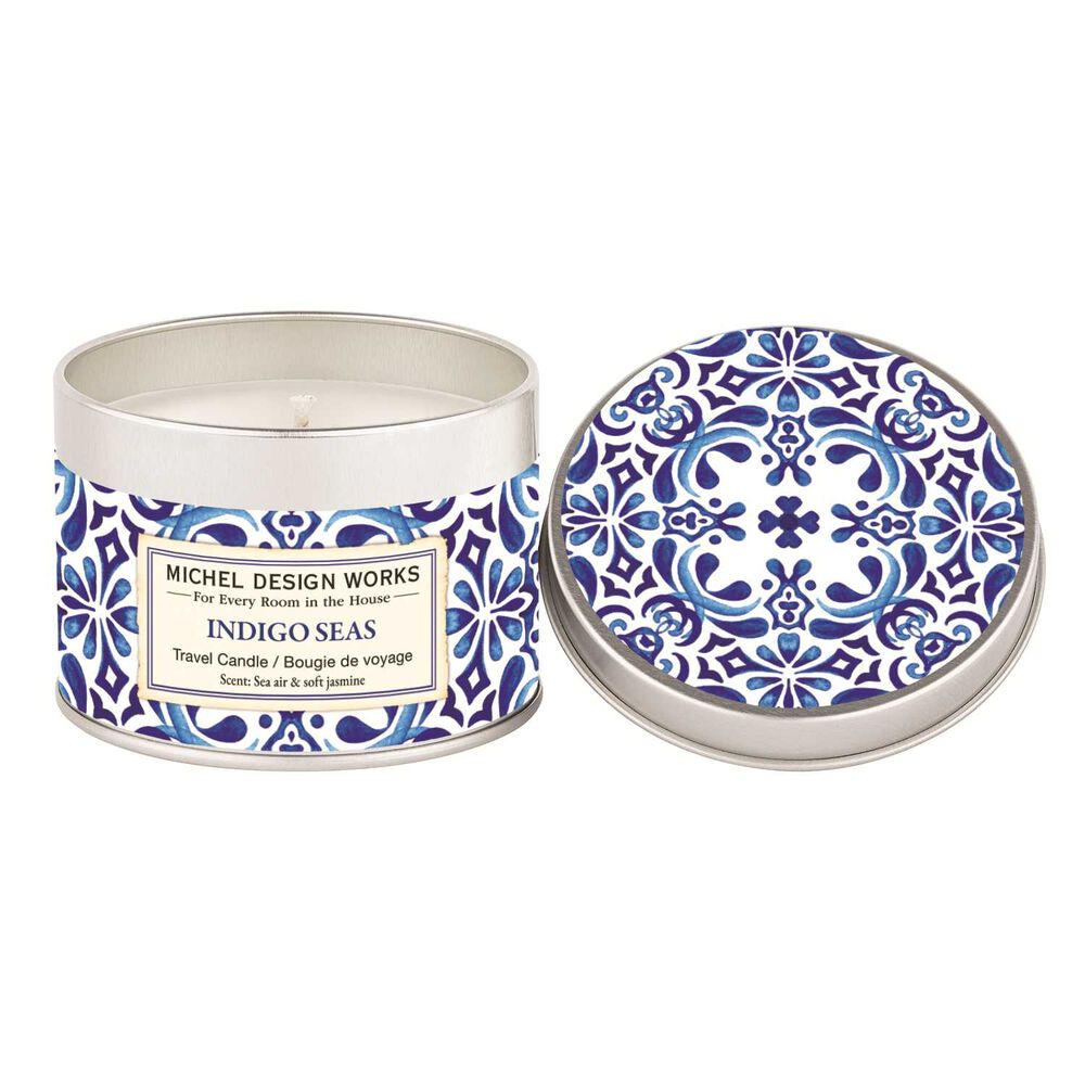 Indigo Seas Travel Candle