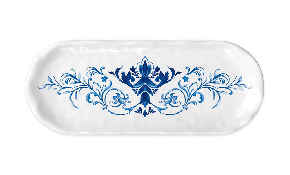 Indigo Seas Melamine Accent Tray