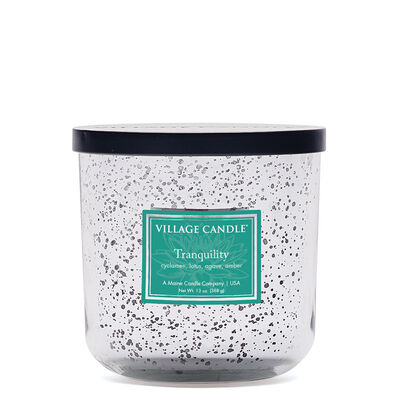 Tranquility Mercury Glass Candle