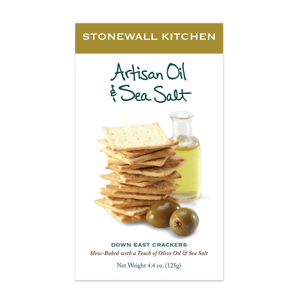 Artisan Oil & Sea Salt Crackers image number 0